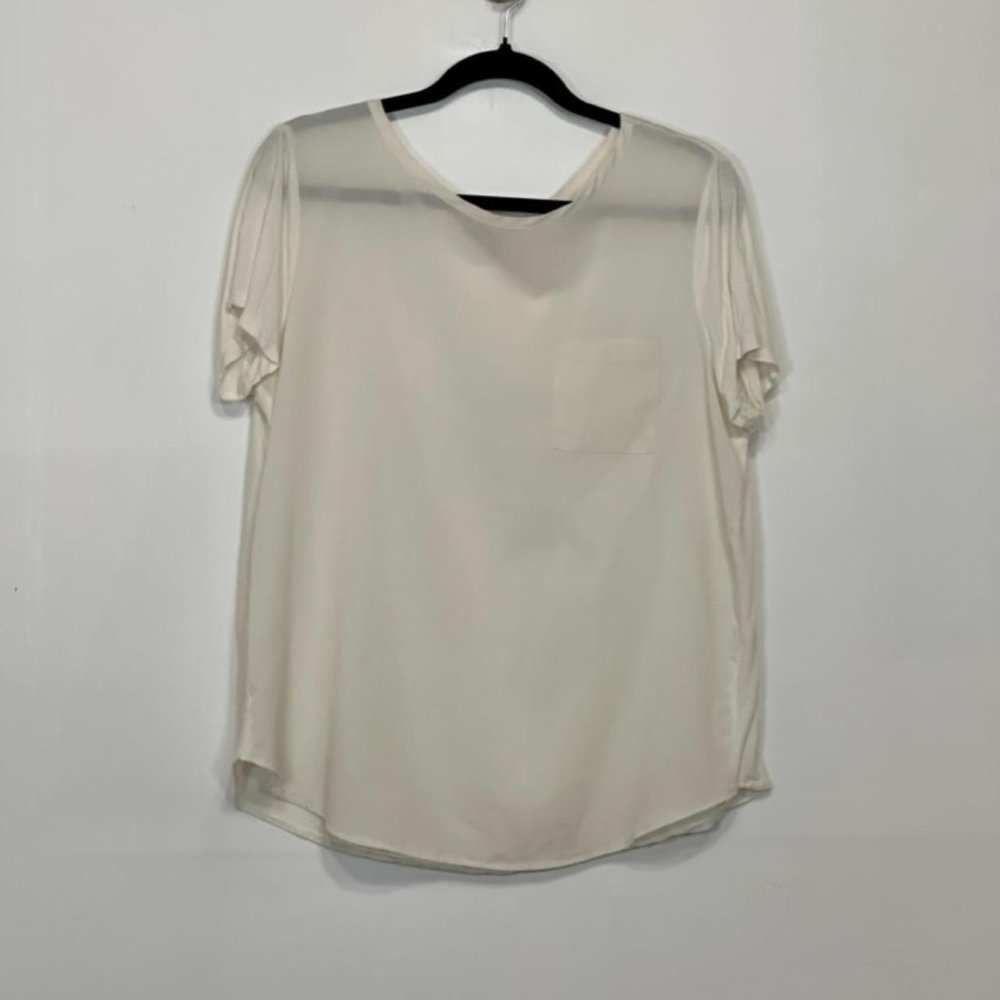 Joe Fresh Cream Button Up